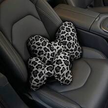 1件粉色豹紋女孩汽車座椅墊，豹紋汽車座椅套，防滑透氣紋理，高級舒適汽車座椅墊，適合夏季、冬季及四季使用，通用於所有車型 - 坐墊 - 查看 7