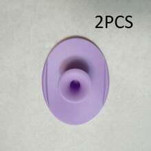 Baby Silicone Shampoo Brush, Suction Cup Face Scrub Brush, Soft And Gentle On Skin, Careful Care, Children's Bathing Head Cleaning Tool - Multicolor - View 8