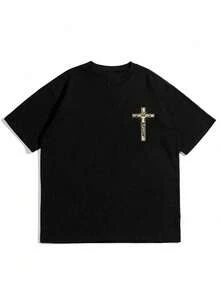 Men T-Shirts - 黑色 - 查看 4