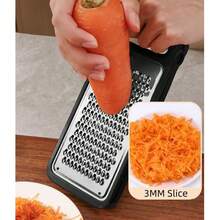 Double Folding Engraved 2-In-1 Cheese/Kitchen Grater - Multicolor - View 4