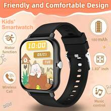 2026 Model 1.83 Inch Touch Screen Smart Watch For Kids And Teenagers, Compatible With Android Phones, Wireless Calling, Wireless Music, Message Notification, Customizable Watch Face, Pedometer, Activity Tracking, Easter Gift - Multicolor - View 14