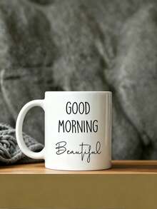 1/2pcs 11oz Personalized Coffee Mugs - Women's Gift, Customizable Personalized Coffee Mugs With Initial And Name Custom Design, Ceramic Cups, Novelty Mugs, Tea Cups, Suitable For Summer And Winter Drinks, Birthday Gift, Family Gathering Gift, Holiday Gift - Multicolor - View 10