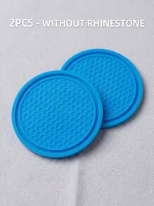 YITUMU 2pcs/4pcs Silicone Anti-Slip Car Cup Holder Coasters - Cup Mat With Crystal Edge, Waterproof & Fashionable, Suitable For Car Or Home Use - Multicolor - View 37