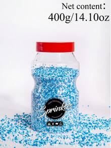 226g/8oz hỗn hợp hạt trang trí cầu vồng, thích hợp để trang trí bánh cupcake, kem, bánh quy, bánh sinh nhật. Chỉ dùng để trang trí, không ăn được. - Nhiều màu - Xem 22