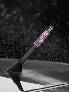 Shiny Rhinestone Car Antenna, Crystal Studded Vehicle Radio Antenna Replacement Part, Universal Short Car Exterior Decorative Antenna, Suitable For Sedan, Truck, SUV - Multicolor - View 9