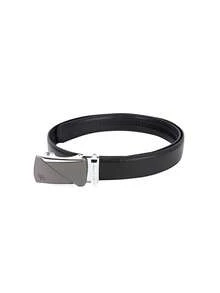 CAMEL CROWN Men's Automatic Buckle Belt, Simple And Versatile Trouser Belt - Black - View 2
