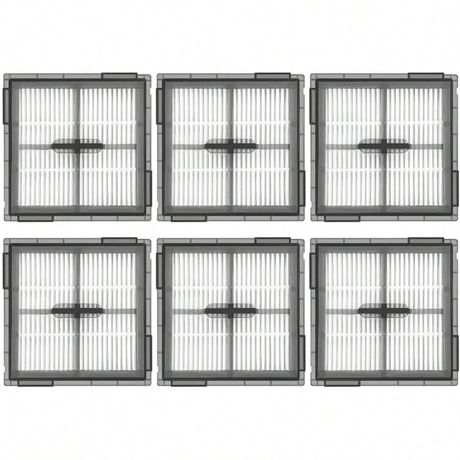 6入裝 Q10 S5/Q10 S5+/Q10 X5/Q10 X5+ 機器人吸塵器相容替換濾網,可水洗替換濾網,集塵桶濾網配件組,直立式濾網,機器人吸塵器配件 - Q10 Filter - 查看 1