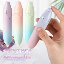 1pc Cute Correction Tape, 20ft Retractable White Smooth Pull-Out Pen, Convenient Instant Correction, Easy To Use, Beautiful Applicator Set, Replaceable Refill, Suitable For Students, School And Office Supplies, Easy To Use, Suitable For School Use, 4 Colors Available (Retractable) - Multicolor - View 2
