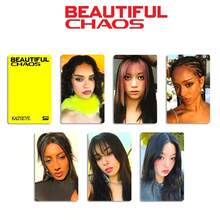 مجموعة 6 بطاقات صغيرة، مجموعة بطاقات عشوائية من ألبوم KATSEYE الجديد BEAUTYFUL CHAOS، مجموعة بطاقات عيون القطة، مجموعة قابلة للجمع للمعجبين - متعدد الألوان - مشاهدة 11