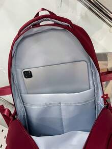 Women's Backpack School Bag Large Capacity Elementary School Middle School Textbook Bag - Rectangle - View 8
