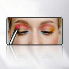1pc Car Sun Visor Makeup Mirror, Passenger Side Sun Visor Vanity Mirror, Portable High Definition Makeup Mirror, Suitable For Girls And Women - A - View 6
