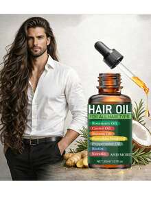 SUMVX 30ml 7-In-1 Hair Serum. Deeply Moisturizing The Scalp, Effectively Prevents Hair Breakage, Makes Hair Longer And Stronger, Strengthens Hair Roots, And Provides Deep Hydration. Suitable For Fine And Soft Hair. - 30毫升 - 查看 2