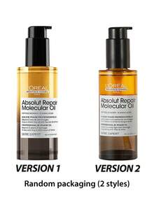 L'Oreal 巴黎欧莱雅专业美发极致修护脂质双相护发油，90毫升/赋予秀发光泽、强韧，并提供高达450°F的热保护/这款双相护发油能有效对抗长达两年的毛鳞片损伤，即刻赋予秀发长达100小时的光泽、滋养和抗毛躁效果，同时保持轻盈质感。 - New - 90ml - 查看 2