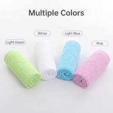 Wash Cloths 6/12/24 Pack, Super Soft And Skin Friendly Face Towel For Sensitive Skin, 10x10/12x28 Inch Small Large Face Washcloths, Reusable Washable Makeup Remover Cloths, Easy To Rinse Muiticolor Facial Cleansing Cloths - Pink+White - View 6
