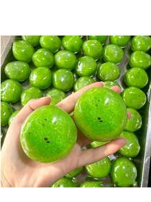 1pc Kiwi Fruit Slushie Handmade Ball Slushie Sound Stress Relief Simulation Non-Rebound Squeeze Toy Random Shipment - 彩色 - 查看 2