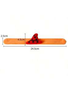 3pcs/Set Halloween Decoration Snap Bracelets Ghost Festival Party Costume Props Pumpkin Spider Wristbands Random Style - Multicolor - View 7