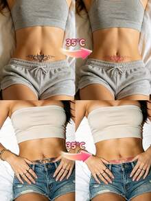 4pcs/Set Temporary Tattoo Stickers, Sexy Couple Game Style, Waterproof And Sweat-Proof, Disposable, Suitable For Women And Men, Face, Arm, Waist, Chest, Leg, Abdomen, Neck, Hand, Finger, Back, Party, Stage Performance, Modern Body Art - Multicolor - View 2