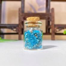Random 1PC Multi-Material Chips Perfume Bottle, DIY Jewelry Creation, Natural Stone, Gemstone Jewelry, Glitter, Decoration - Multicolor - View 8