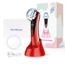 Professional Facial Massager - Anti-Aging & Skin-Firming Device. Features 4 Modes, 3 Intensity Levels, And USB-Rechargeable Ionic Infusion Technology. Utilizes Thermal Therapy To Lift And Contour, Effectively Diminishing Wrinkles And Dark Circles. - Multicolor - View 14