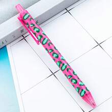6 buah Pulpen Motif Leopard Warna Acak, Ujung Halus 1.0mm, Pulpen Tulis Halus untuk Wanita, Alat Tulis untuk Rumah dan Kantor, Pulpen Natal, Pulpen Guru, Desain Modis, Pegangan Nyaman - Beraneka warna - View 4