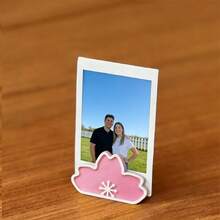 4pcs/Set Flower Photo Clip Set, Flower-Shaped Photo Holder Desktop Card Memo Clip Display Stand, Cute Office Bedroom Desktop Decor Ornament, Perfect Home Decor Gift - Multicolor - View 7