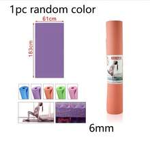 Extra Thick EVA/NBR Yoga Mat, Non-Slip Textured Exercise Fitness Mat With Carry Strap, Soft Cushioned Extra Thick Floor Exercise Mat,Portable Shock-Absorbent Workout Mat For Yoga Pilates Home Gym - Multicolor - View 14