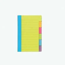 1pc Adhesive Label Divider With Bright Memo Notes And School Index Tabs, Suitable For Students And Adults Learning Supplies School Supplies - one-size - View 10