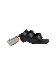 CAMEL CROWN Men's Automatic Buckle Belt, Simple And Versatile Trouser Belt - Black - View 4