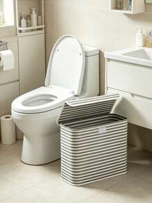 1 buah Rak Penyimpanan Kertas Toilet Kapasitas Besar, Tempat Tisu Multifungsi, Aksesori Kamar Mandi, Keranjang Penyimpanan Tisu Kain Lipat, Penyimpanan Rapi, Cocok Untuk Rumah, Kamar Mandi, Wadah Penyimpanan dan Pengorganisasian yang Ideal - MultiWarna - View 5