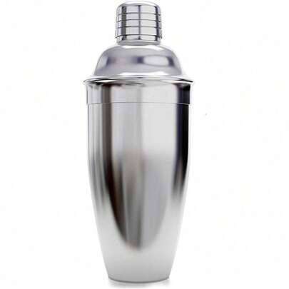 Shaker per cocktail in acciaio inox 750 ml per martini completo di mixer e colino integrato, utensile miscelazione bar domestico e professionale