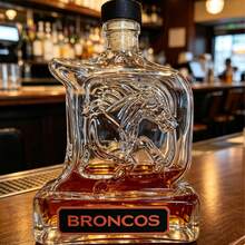 Hot-Selling Mustang Team Personalized Creative Empty Glass Bottle For Whiskey, Brandy, Cocktail, Red Wine, Suitable For Bar And Home Decor - Clear - View 2