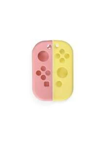 Ốp bảo vệ silicone cho tay cầm Joy-Con Switch, thiết kế phối màu, mềm chống trượt, chống bụi và kháng nước, vỏ bọc gamepad chống sốc dễ thương, tông màu pastel macaron, phụ kiện chơi game cầm tay cho Switch - Xem 7