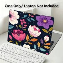1件裝亮色花卉UV印花筆電保護套，簡約輕量保護殼，相容 MacBook Air Pro 13.3 13.6 14.2 15.3 16.2 吋，適用 13 吋 Neo 筆電保護殼 A3404 - 查看 6