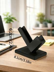 1pc Industrial Style Creative Business Card Holder, Desktop Business Card Display Rack, Minimalist Office Storage, Suitable For Office/Workstation Decor, Business Card Holder - Multicolor - View 5