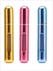 1pc/2pcs/3pcs 8ml Refillable Perfume Spray Bottles, Mini Atomizer Bottles, Pocket Size Fragrance Containers, Scent Pump Shells, Portable Vacuum Perfume Bottles, Suitable For Travel, Living Room, Bedroom, Bathroom Decor, Travel Accessories, Wedding, Party, Birthday, Gifts For Men, Mothers, Fathers, Friends, Happy New Year, Accessories, Fun Gifts - 8ml - View 57
