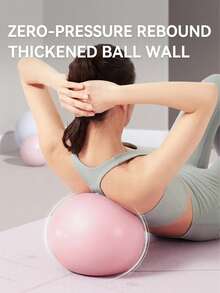Yoga Ball Pilates Ball Fitness Ball Thickened Anti-Burst Hip Lifting Ball Gymnastics Yoga Ball Balance Ball Fitness Equipment - Multicolor - View 4
