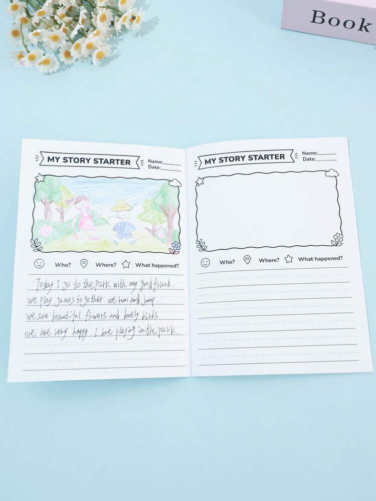 Children's Creative Story Painting Book To Inspire Imagination And Creativity, Storybook Painting Learning Workbook, Back To School Season Tutoring Study Book, Teacher's Assignment Book - Creative Story Picture Book - View 6