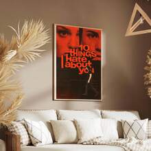 1/PC 10 Things I Hate About You Posters - Romantic Comedy Movie Murals, Movie Poster Printing, 90s Teen Movie Decorations (Frameless) - No Frame - View 4