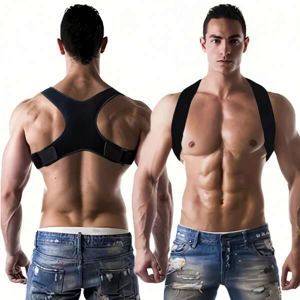 Unisex Posture Corrector - Waist Support & Back Straightener, Breathable Back Shaping Vest, Neck & Back Posture Correction Support, Suitable For Outdoor Use