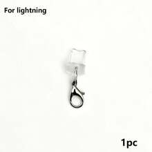 5/10/20pcs Dust Plug + Lobster Clasp, Transparent Silicone Material, Phone, Tablet, Earphone, Kindle Charging Port Dust Plug, Small And Lightweight, DIY Small Accessory Decoration, Compatible With Apple Lightning/Type-C/Android MicroUSB/, Includes All Phone Models Of Android And Other Series/Apple 17/16/15 Series, Protects Charging Port, Waterproof, Moisture-Proof, Dust-Proof, Firm And Not Easy To Fall Off - Multicolor - View 19