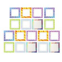 Reusable Diamond Art Release Section Frame Film, 12/18/30 PCS Non-Stick Release Paper For Diamond Painting Lovers, 10 * 10 Cm Diamond Art Accessories And Tools For Sectioning, Gradient Rainbow - View 12