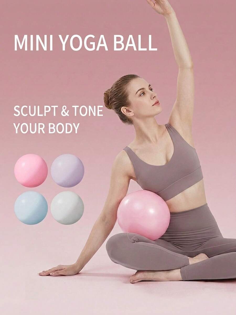 Yoga Ball Pilates Ball Fitness Ball Thickened Anti-Burst Hip Lifting Ball Gymnastics Yoga Ball Balance Ball Fitness Equipment - Multicolor - View 1
