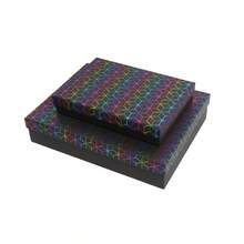 46.3x36.5cm Multicolor Kraft Paper Rectangular Gift Box Set, Stackable Storage Organizer Boxes For Presents, Party Supplies - Multicolor - View 8