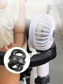 1pc Baby Stroller Fan Mount Bracket, Adjustable Fan Strap, Baby Stroller Outdoor Cooling Accessory - Multicolor - View 2