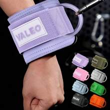 Double D-Ring Steel Cable Ankle Straps, Suitable For Gym Workouts, Hip And Leg Strength Training, Ankle Support, Sports Safety, Ankle Sleeves - Multicolor - View 4