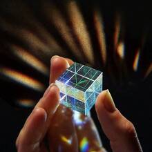 Optical Glass X-Cube Birefringent Cube: RGB Combination Separation Prism, Educational Gift, Classroom Physics Experiment, Suitable For Ages 14 And Up - Multicolor - View 12