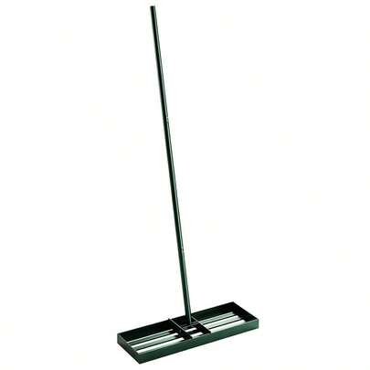 Lawn Leveling Rake, 30" X 10" Heavy Duty Yard Leveling Rake With 66.5" Handle For Backyard, Golf Course-XY88527