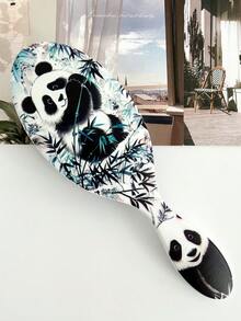 BEATURE 2pcs/1pc Cute Panda Bamboo Pattern Air Cushion Comb, Scalp Massage Comb, Anti-Static, Durable ABS Handle, Suitable For All Hair Types, High-Quality Air Cushion Comb. - Air Cushion Comb - View 2