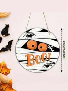 Halloween 2D Wall Decorations, BOO Shapes, Pumpkin And Spider Pattern Designs, Suitable For Halloween, Halloween Surprise Party Decorations, Home Decorations, Porch Decorations, Haunted House Decorations, Wall Decorations, Window Decorations - One Size Fits All - View 8