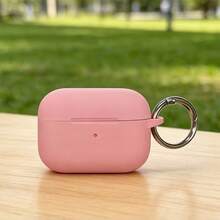 Funda protectora de silicona suave de unicolor compatible con Apple Pro, funda para auriculares Bluetooth inalámbricos a prueba de caídas con cobertura completa - Multicolor - Ver 10